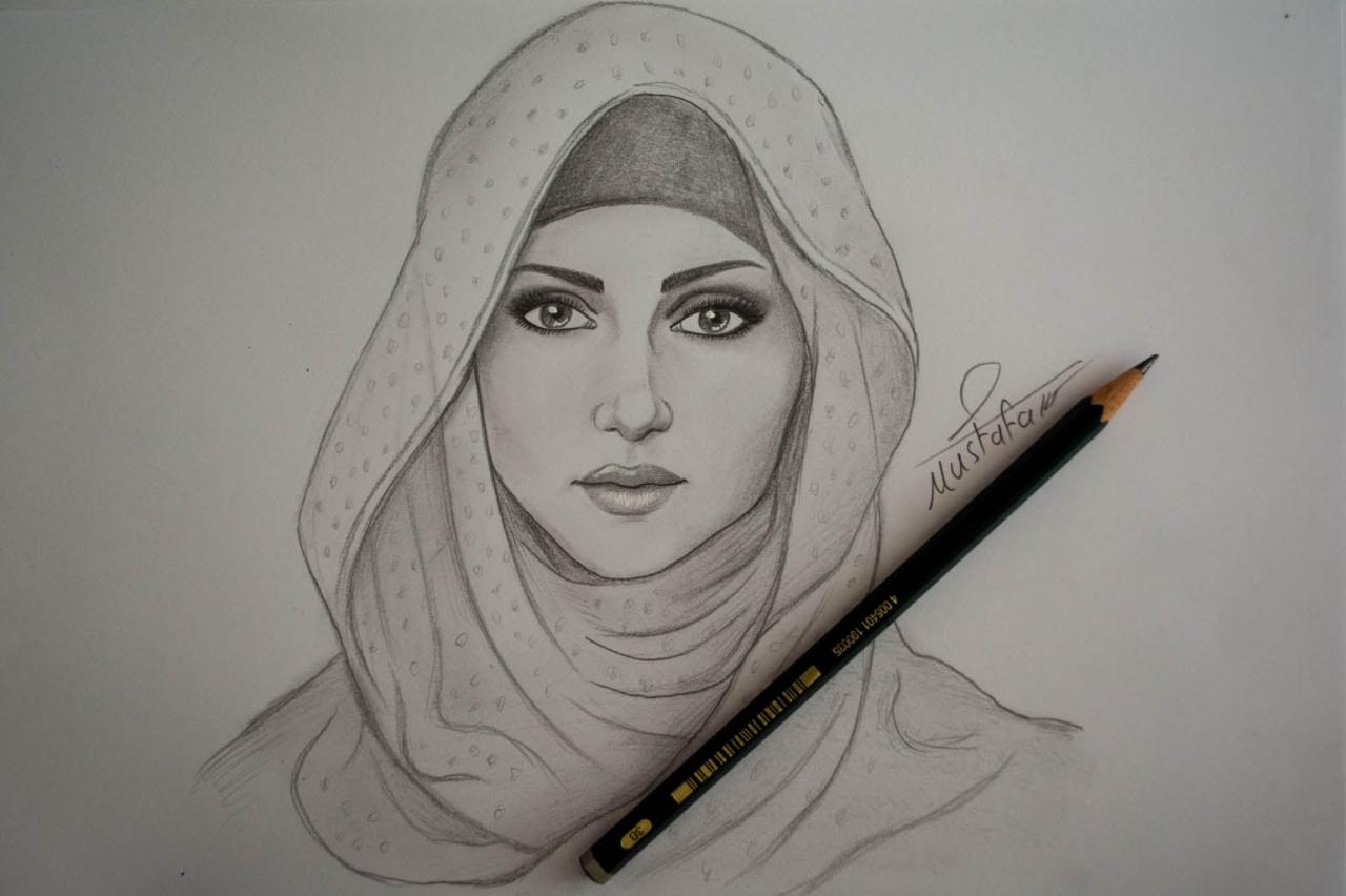 رسم وجه بالرصاص - ارسم اجزاء الوجه باحترافيه 573 8