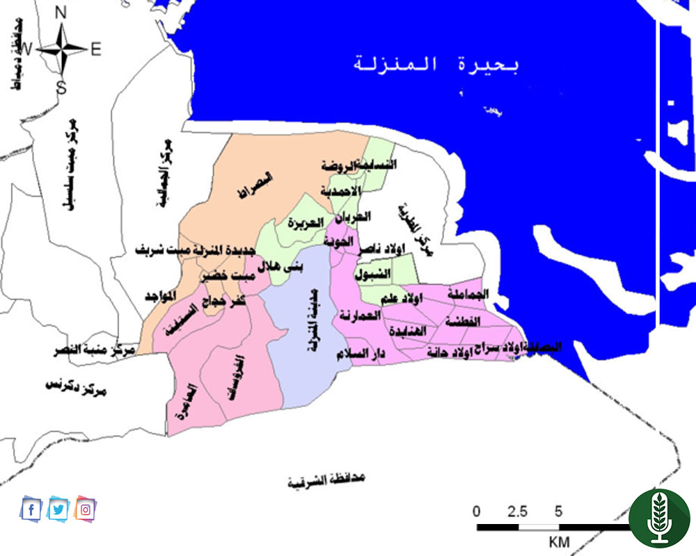 اعتبرها دولة ولكن هي بالنهاية محافظة - خريطة محافظة الدقهلية 2015 14