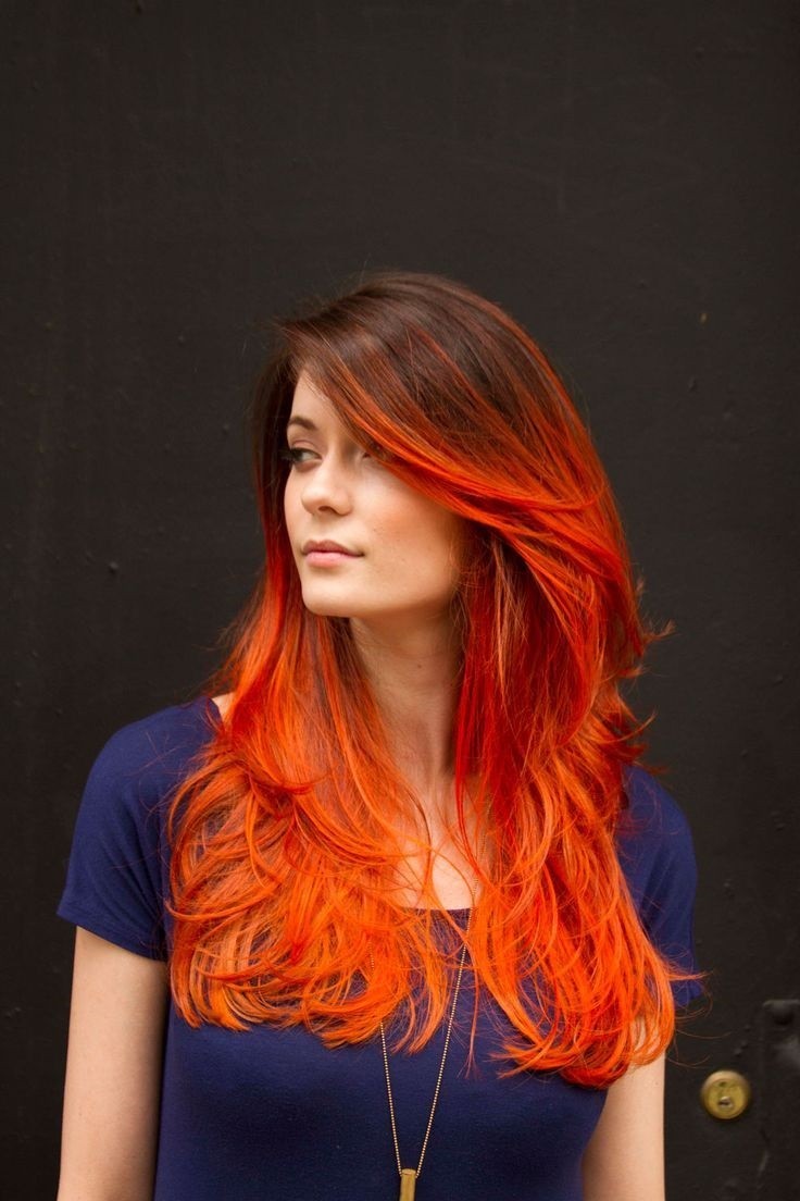 تعديل لون الشعر البرتقالي , لون مميز لشعرك البرتقالى - اثارة مثيرة